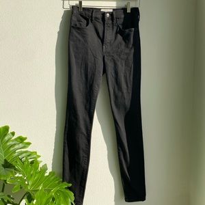 The high rise skinny jean